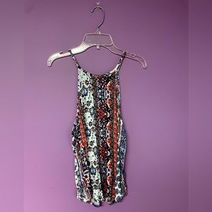 Multicolored tank top. Size: medium